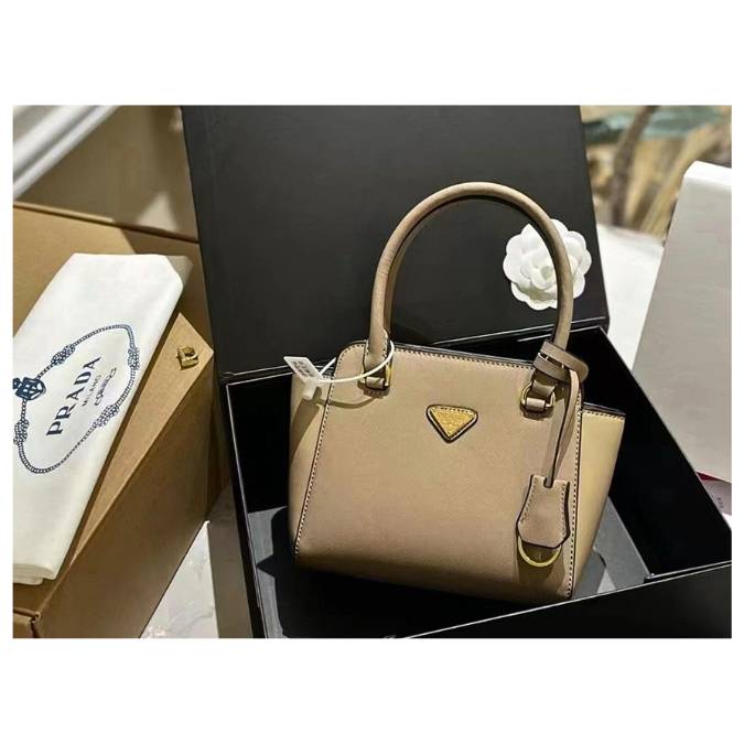 New Prada Medium Leather Handbag - Luxury Dubai