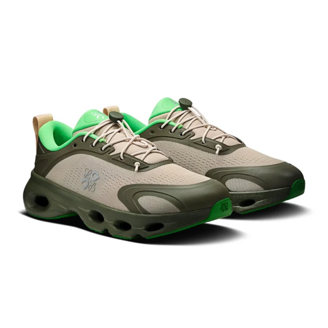Loewe x On Running Cloudsolo "Khaki Green | Sand" - Luxury Dubai