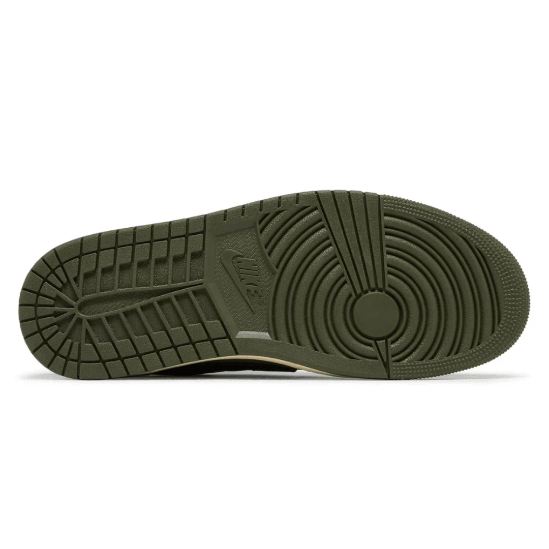 Travis Scott x Nike Air Jordan 1 Retro Low OG SP 'Reverse Olive / Medium Olive' - Luxury Dubai