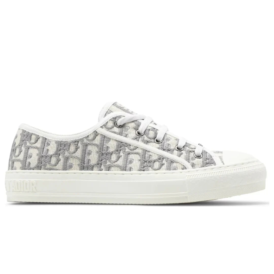 Walk'N'Dior Embroidered Canvas Low 'Grey' - Luxury Dubai