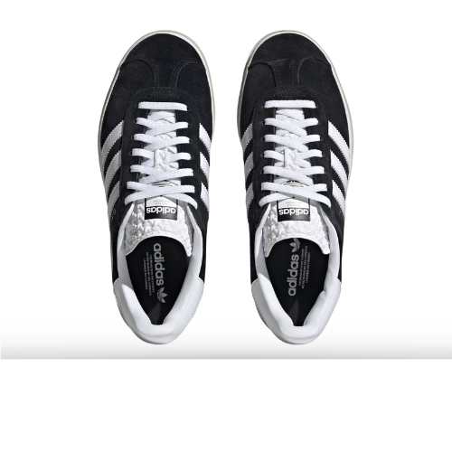 New Adidas Gazelle Bold Core Black White - Luxury Dubai