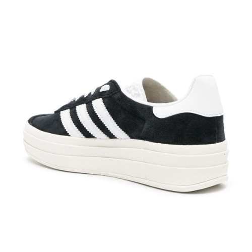 New Adidas Gazelle Bold Core Black White - Luxury Dubai