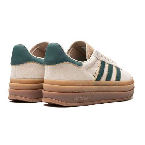 New Adidas Gazelle Bold Magic Beige Green - Luxury Dubai