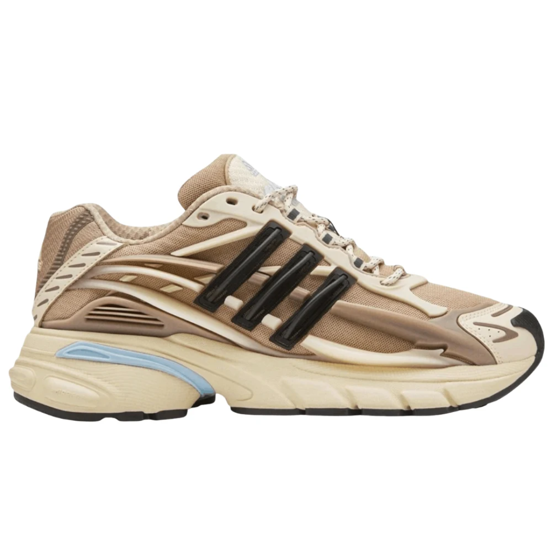 Side view of Pharrell Adistar Jellyfish Crystal Sand shoes