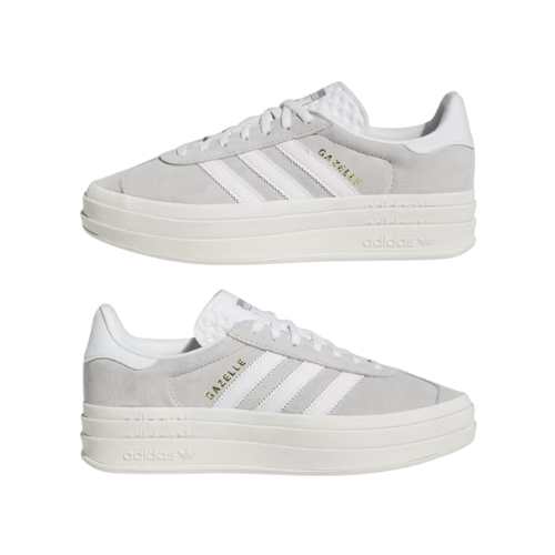 New Adidas Gazelle Bold Grey White - Luxury Dubai