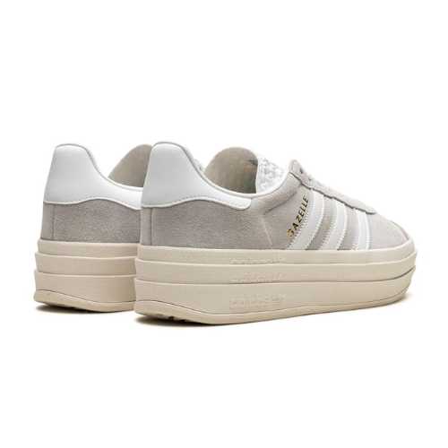 New Adidas Gazelle Bold Grey White - Luxury Dubai