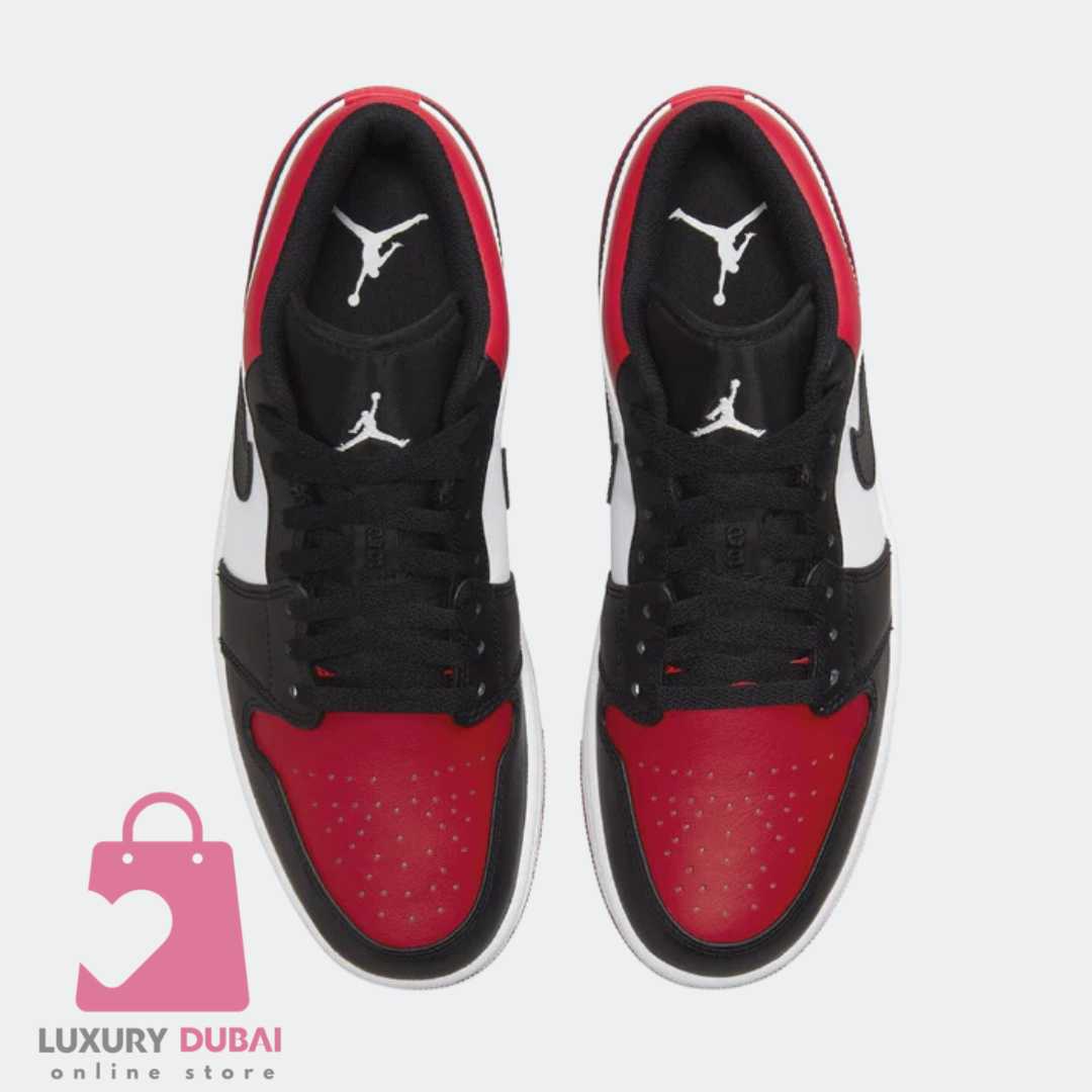 New Air Jordan 1 Low Bred Toe - Luxury Dubai
