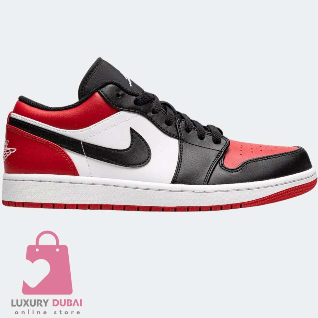 New Air Jordan 1 Low Bred Toe - Luxury Dubai