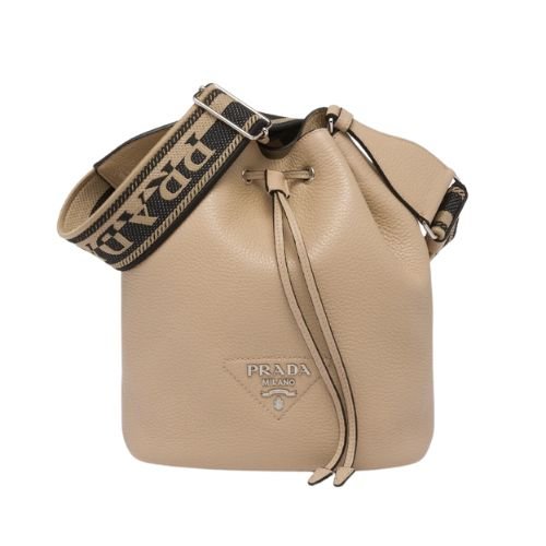 Buy Prada Ladies Leather Bucket Bag - Luxury Dubai