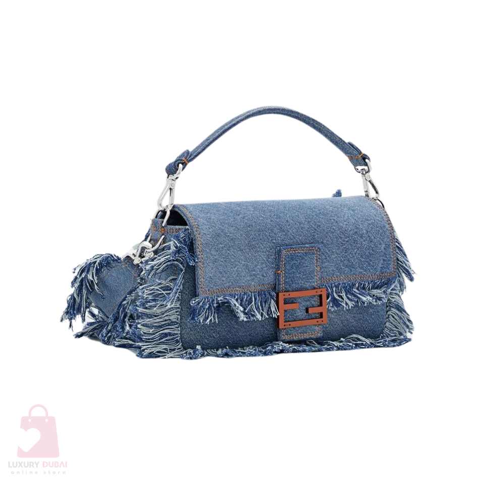 Exclusive Fendi Ladies Denim Bag - Luxury Dubai