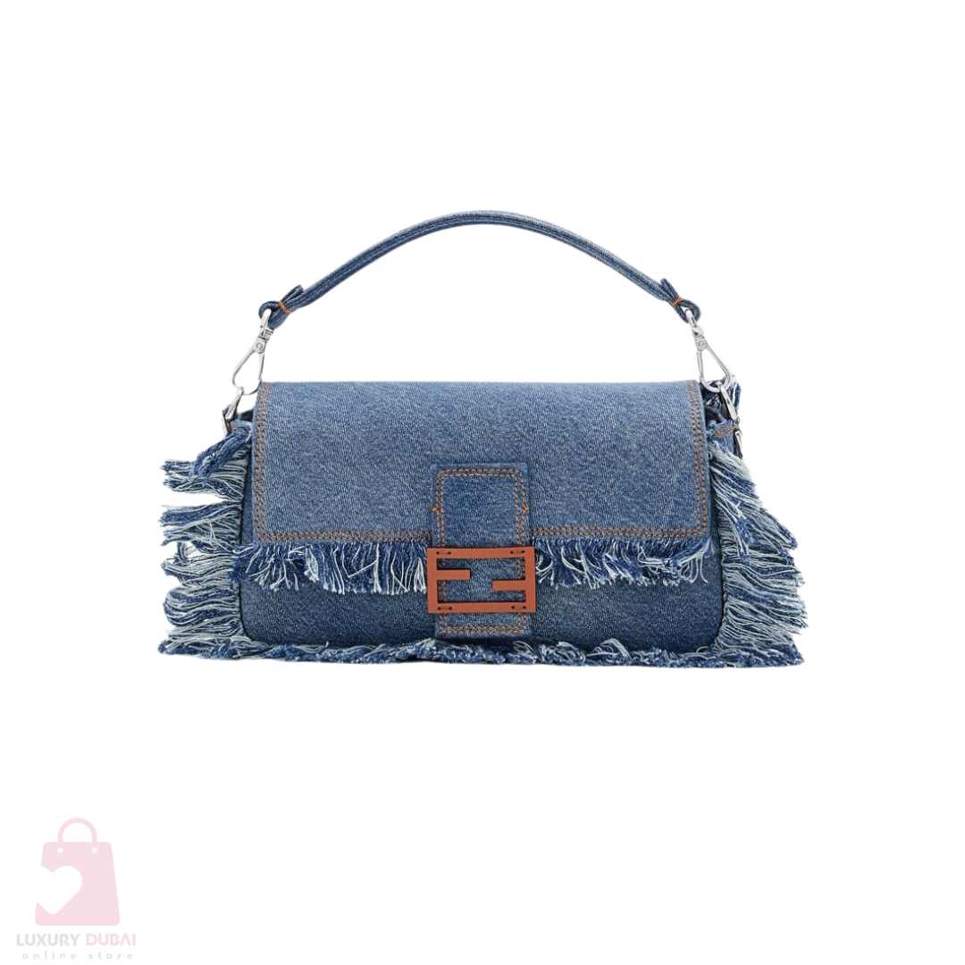Exclusive Fendi Ladies Denim Bag - Luxury Dubai