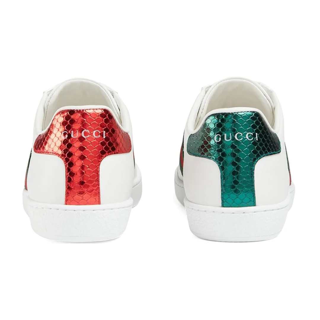 Luxury Gucci Embroidered Ace Sneakers - Luxury Dubai