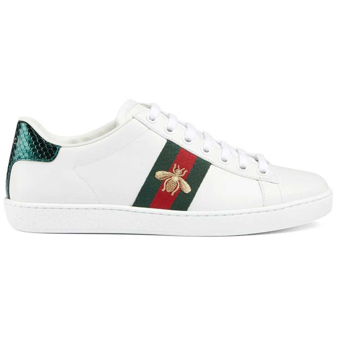 Luxury Gucci Embroidered Ace Sneakers - Luxury Dubai