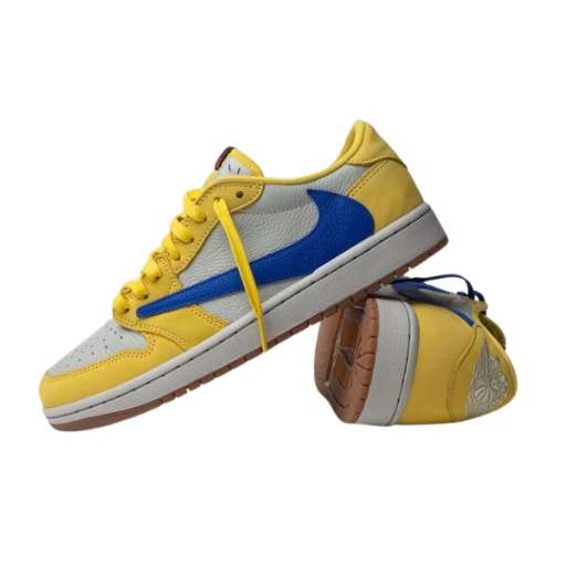 New Travis Scott x air Jordan 1 Low og Canary - Luxury Dubai