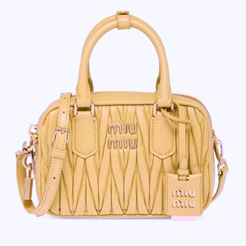 New Miu Miu Leather Top Handle Bag - Luxury Dubai