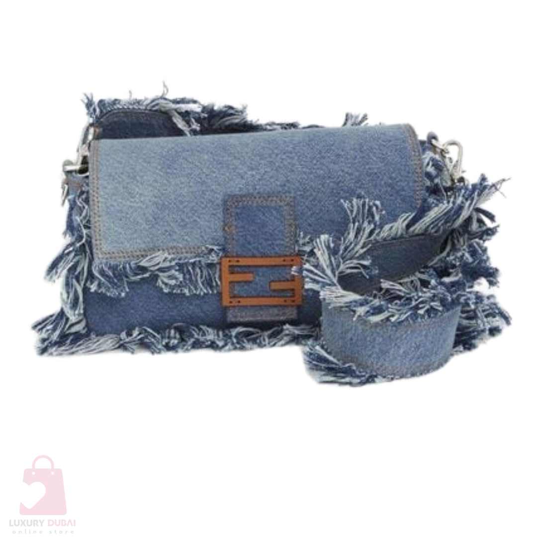 Exclusive Fendi Ladies Denim Bag - Luxury Dubai