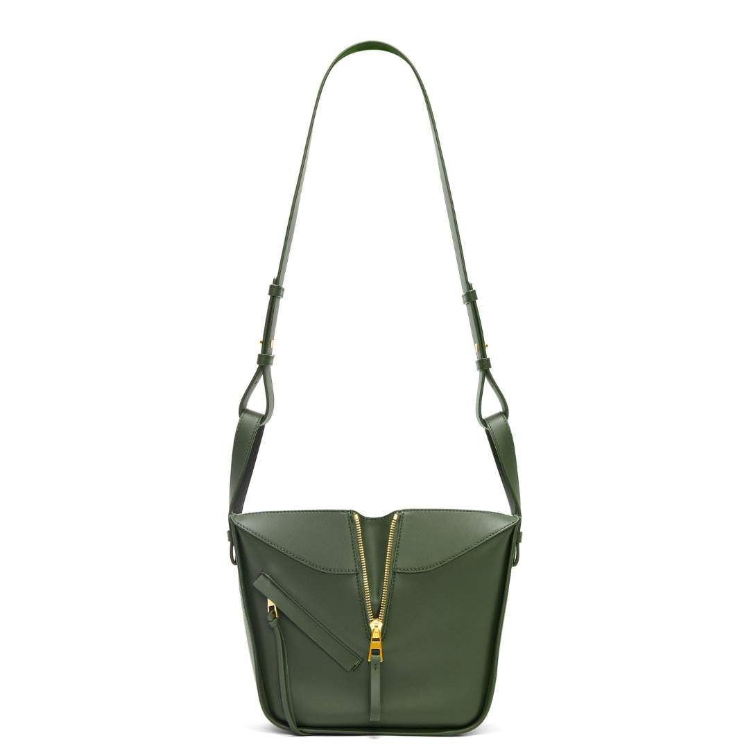 Luxury Loewe Compact Hammock Green Bag - Luxury Dubai