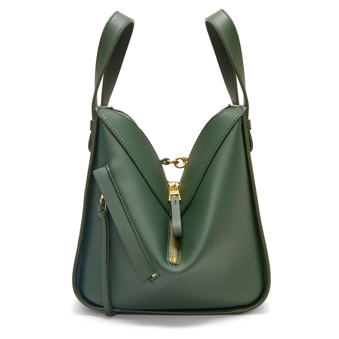 Luxury Loewe Compact Hammock Green Bag - Luxury Dubai