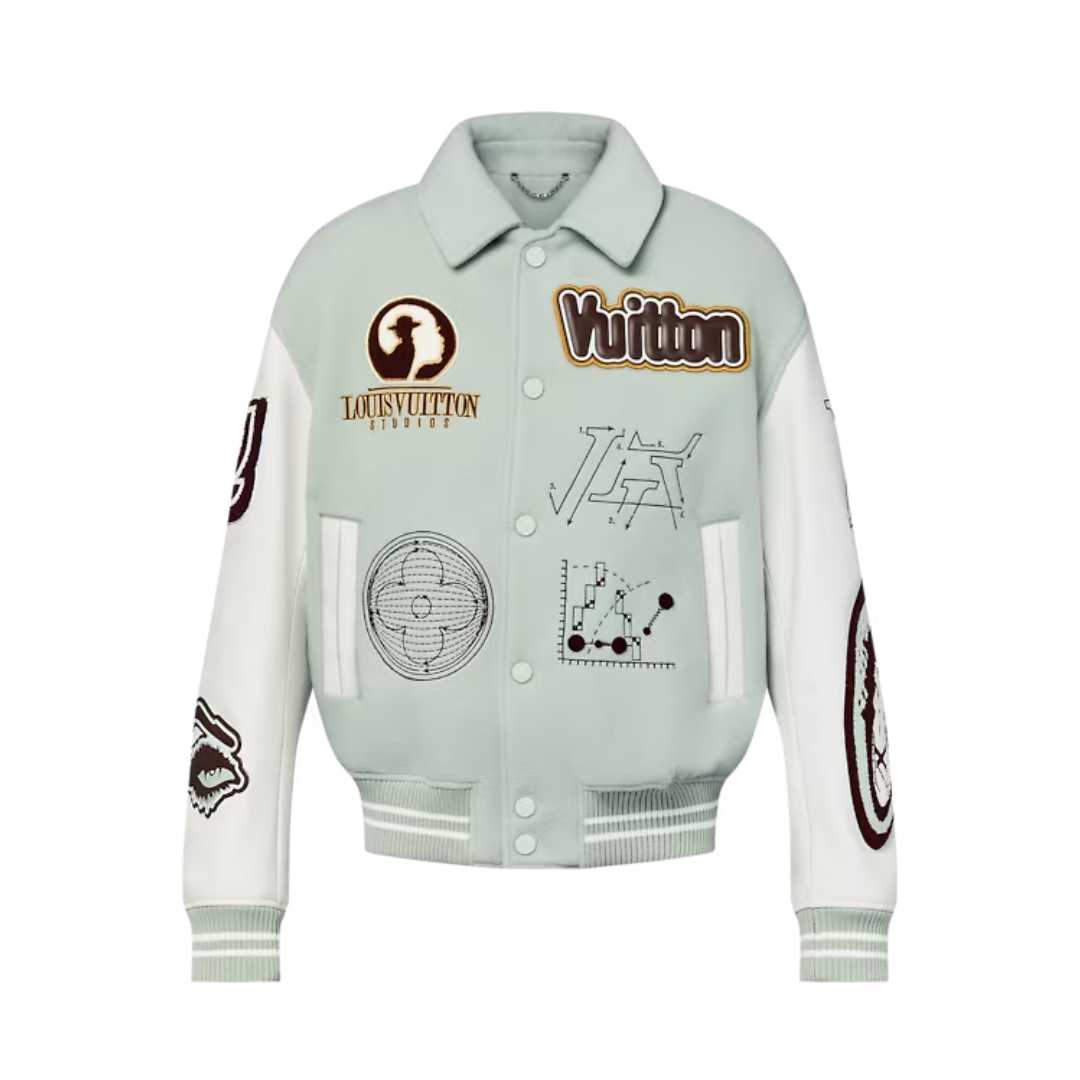 Luxury Louis Vuitton Varsity Jacket - Luxury Dubai
