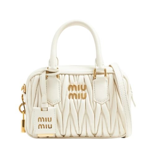 New Miu Miu Leather Top Handle Bag - Luxury Dubai