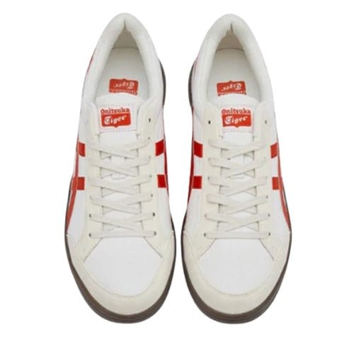 Buy Onitsuka Tiger Advanti Cream White Red Shoe - Luxury Dubai