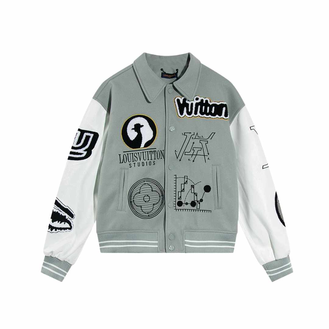 Luxury Louis Vuitton Varsity Jacket - Luxury Dubai