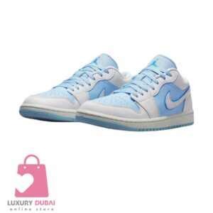 Elevate your style with the iconic Air Jordan 1 Low OG sneakers. Shop now for the exclusive Air Jordan 1 Low Reverse Ice Blue at Luxuary Dubai