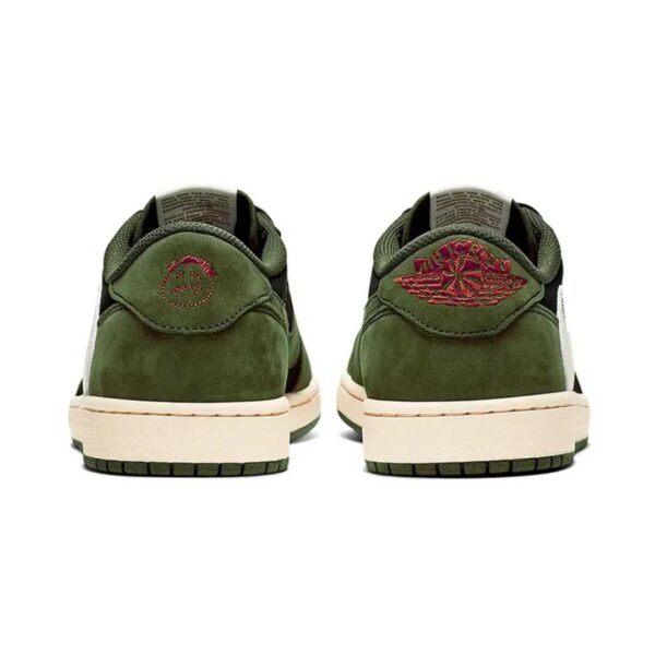 Stylish Nike Air Jordan 1 Low OG in Black Olive colorway - Luxury Dubai edition