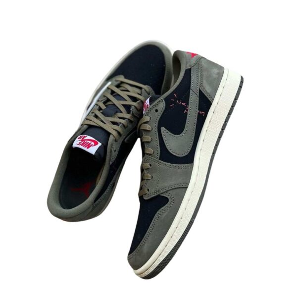 Get the sleek Nike Air Jordan 1 Low OG Black Olive - Luxury Dubai release