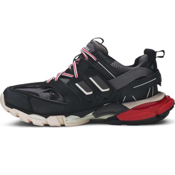 Step up your shoe game with the Balenciaga Track Trainer Black Red sneakers - a must-have for those who appreciate luxury and style