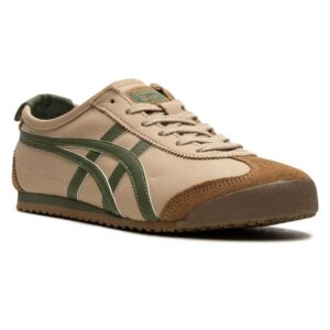 Discover the perfect blend of style and comfort with the Onitsuka Tiger Mexico 66 shoes in khaki and green. Elevate your fashion game today