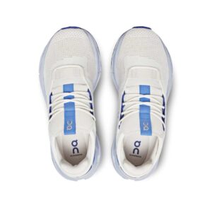 Experience luxury in the New On Cloud Nova Undyed White Heather sneakers as you ride the clouds in white and blue