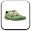 LV Trainer Green Sneakers | Louis Vuitton sneakers | LV trainer sneakers in Dubai | green shoes | lv shoes