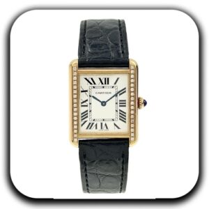 Cartier Tank Solo Gold Quartz Watch