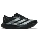 Adidas Adizero Evo SL Black Iron Metallic heel view