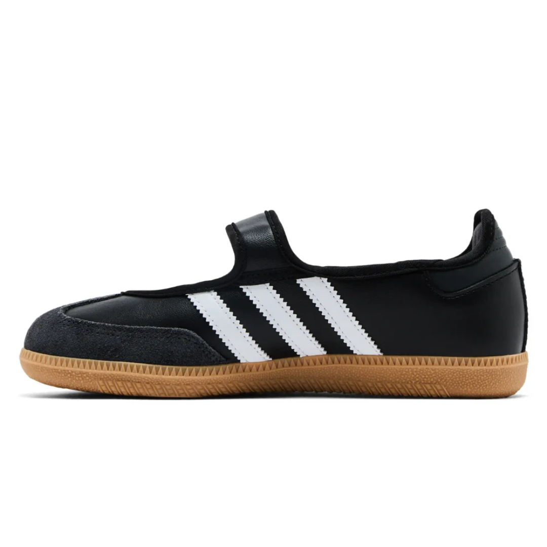 Adidas Samba Jane 'Black White Gum' 2 Heel view of Adidas Samba Jane “Black White Gum”