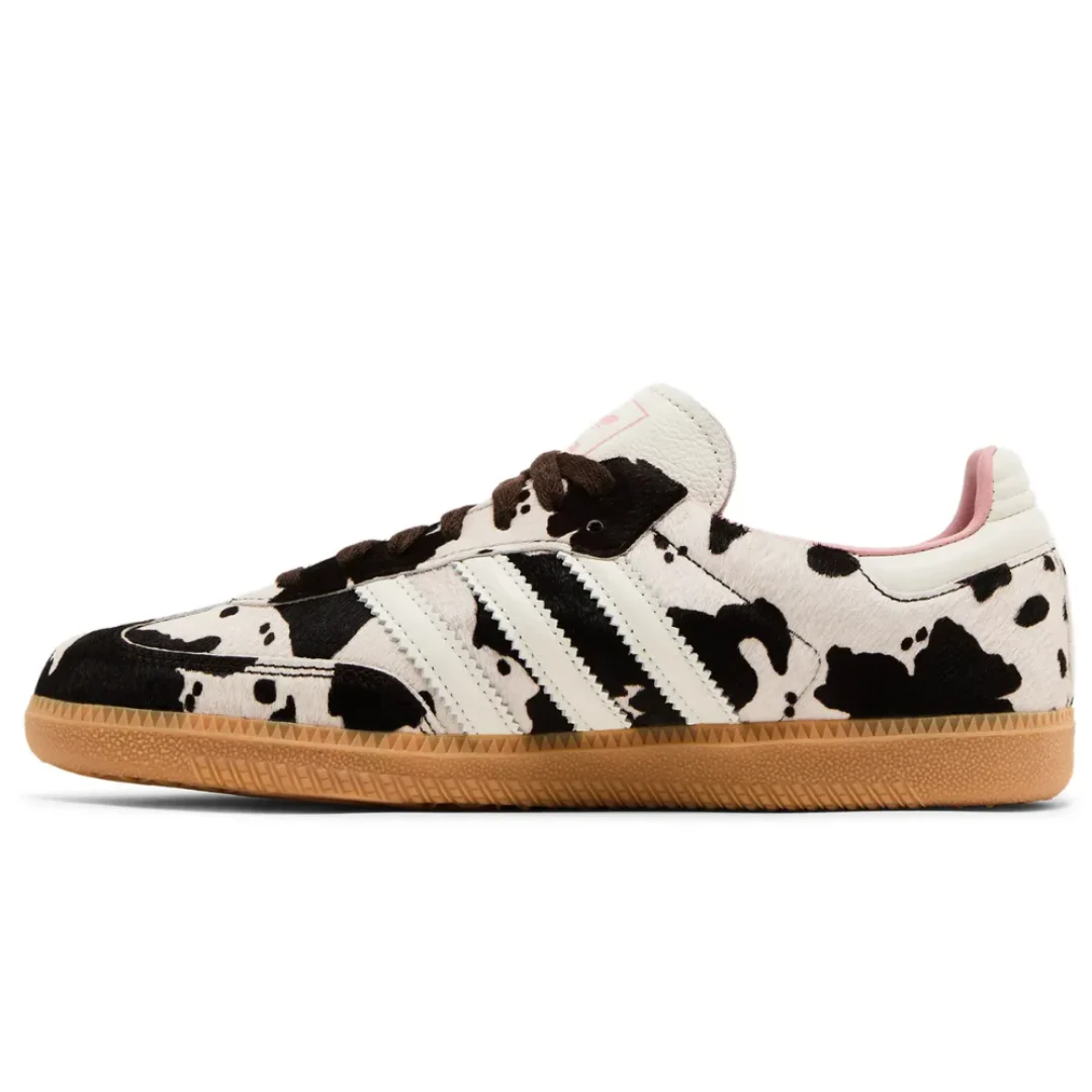 Adidas Samba OG 'Cow Print' 2 Adidas Samba OG Cow Print on feet Dubai
