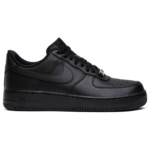 Air Force 1 07 Black heel logo