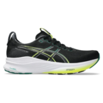 Asics Gel-Kayano 32 Black Jasper Green heel view Dubai