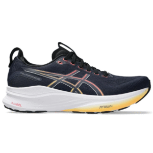 Asics Gel-Kayano 32 Midnight Black heel view Dubai