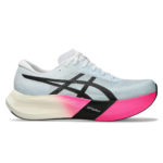 Asics Metaspeed Edge Paris Light Blue Black heel view Dubai