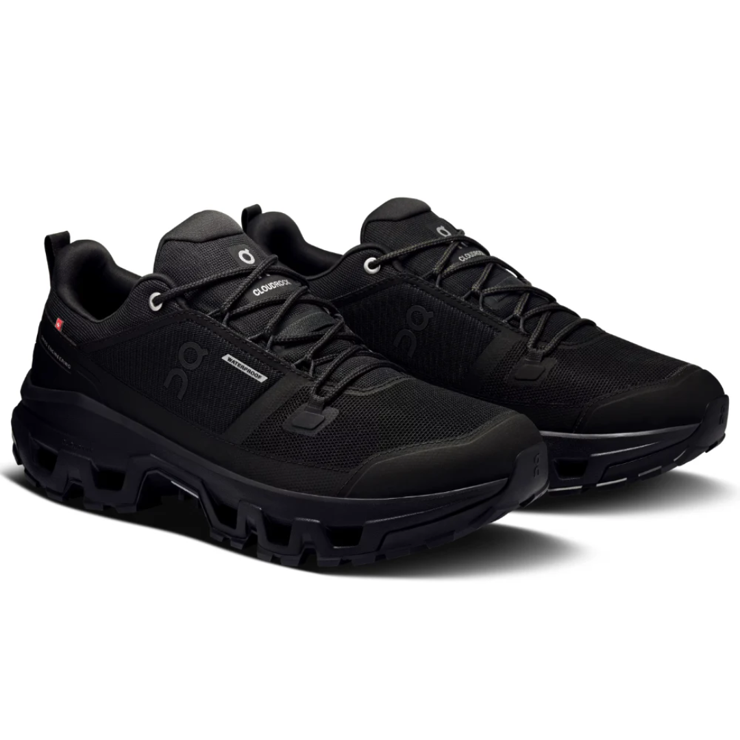 On Cloudrock Low Waterproof 'Black' 6 Durable hiking sneakers On Cloudrock Low Black Dubai