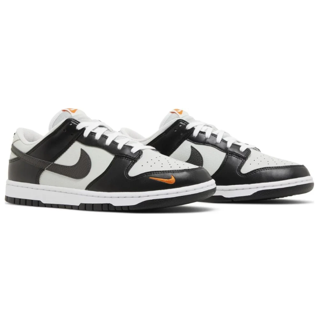 Nike Dunk Low 'Mini Swoosh - Black Total Orange' 2 Nike Dunk Low Mini Swoosh Black Orange lifestyle sneakers