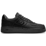 Nike x Stussy Air Force 1 Low sneakers Black heel view