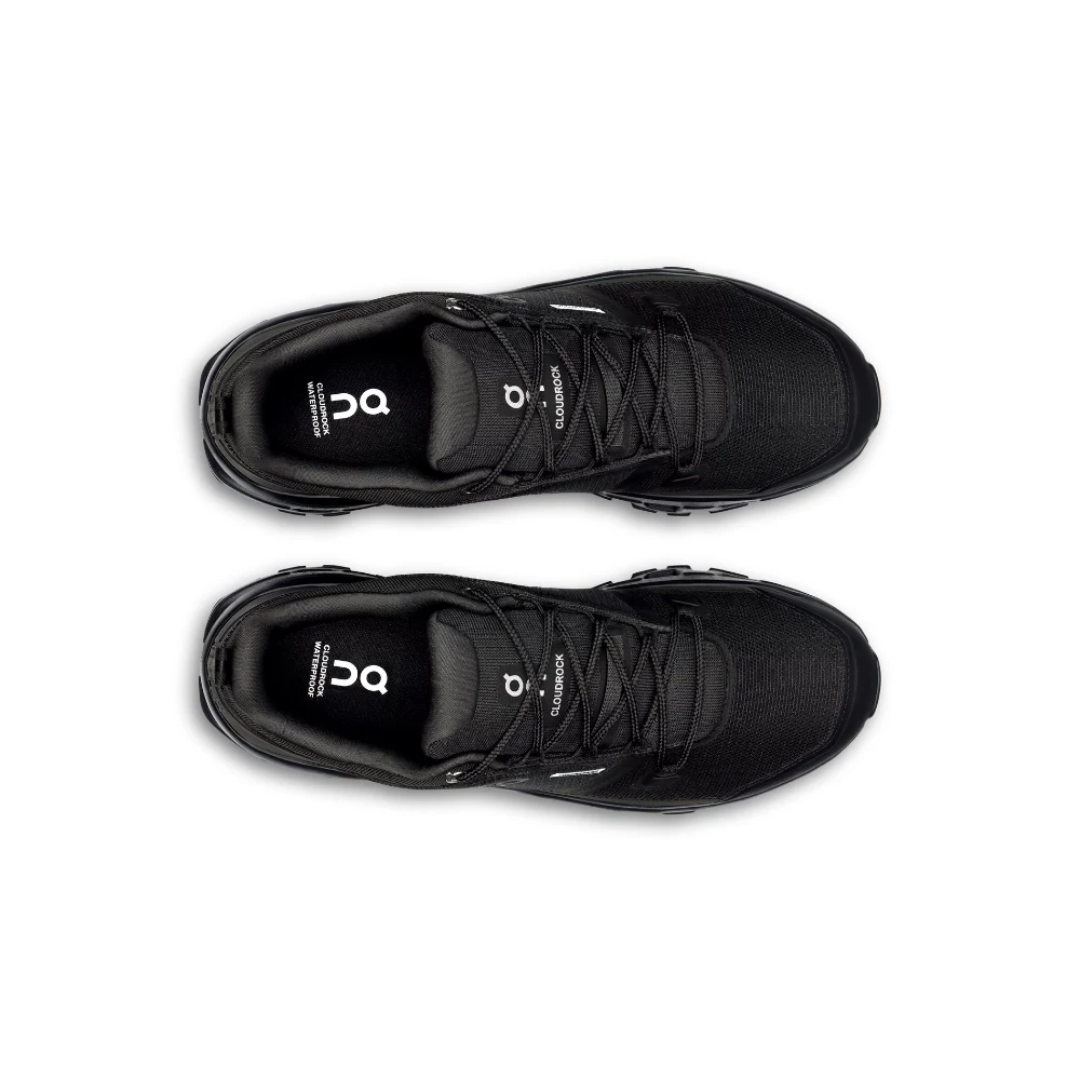 On Cloudrock Low Waterproof 'Black' 3 Cloudrock Low Waterproof Black hiking shoes UAE