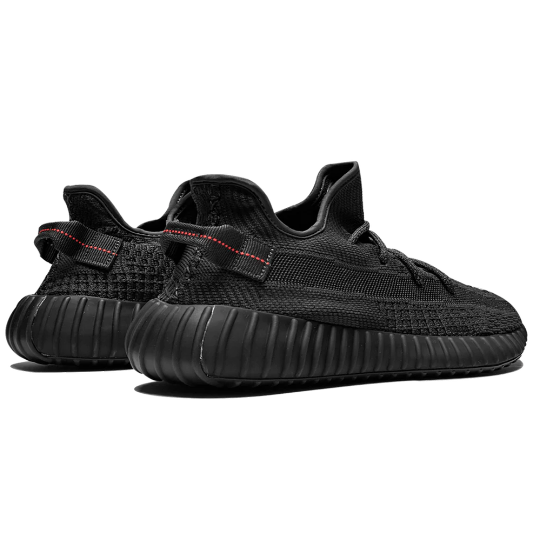 Yeezy Boost 350 V2 “Black - Static” 3 Yeezy Boost 350 V2 Black Static on feet Dubai