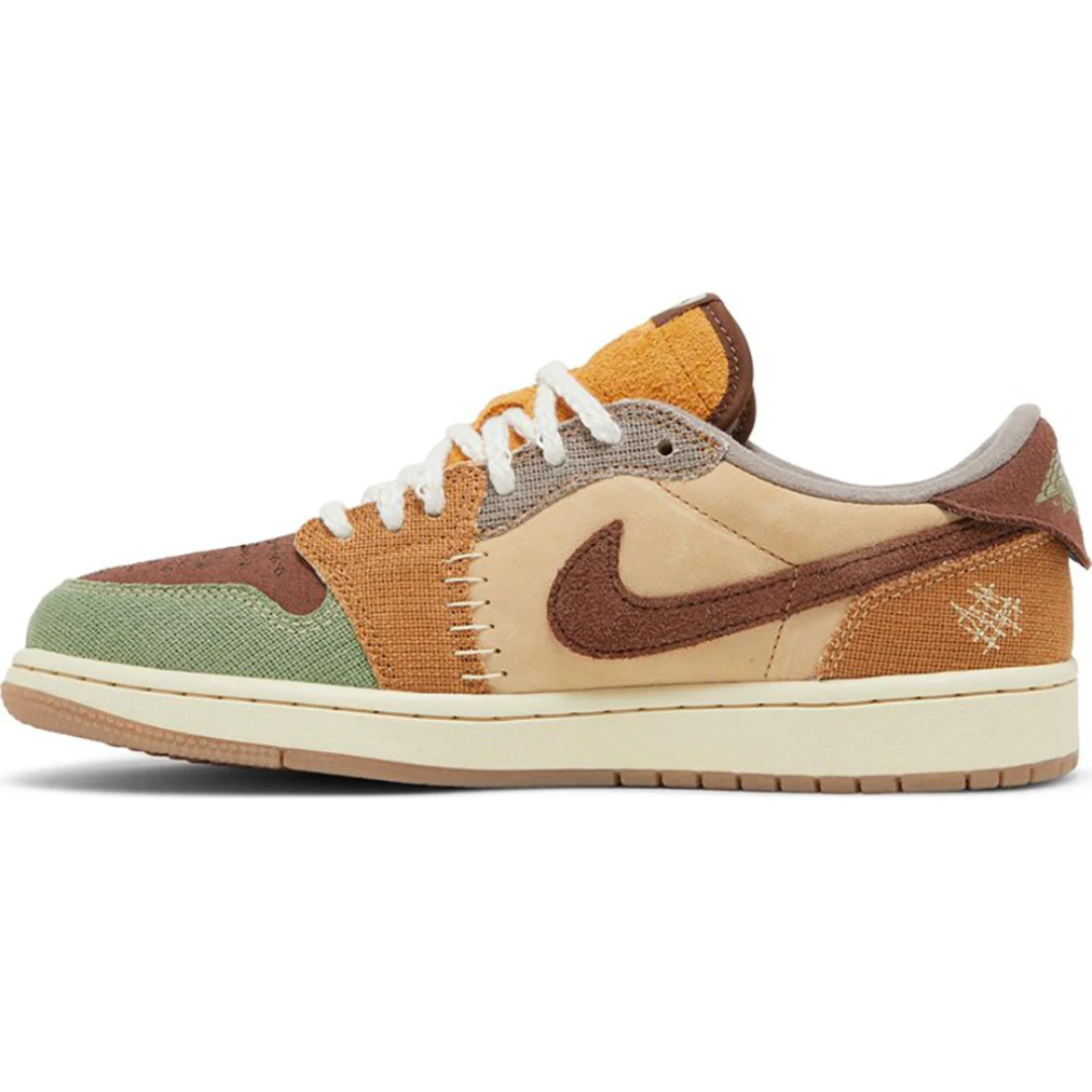 Zion Williamson x Air Jordan 1 Retro Low OG 'Voodoo' 2 Zion Williamson x Air Jordan 1 Retro Low OG Voodoo side view