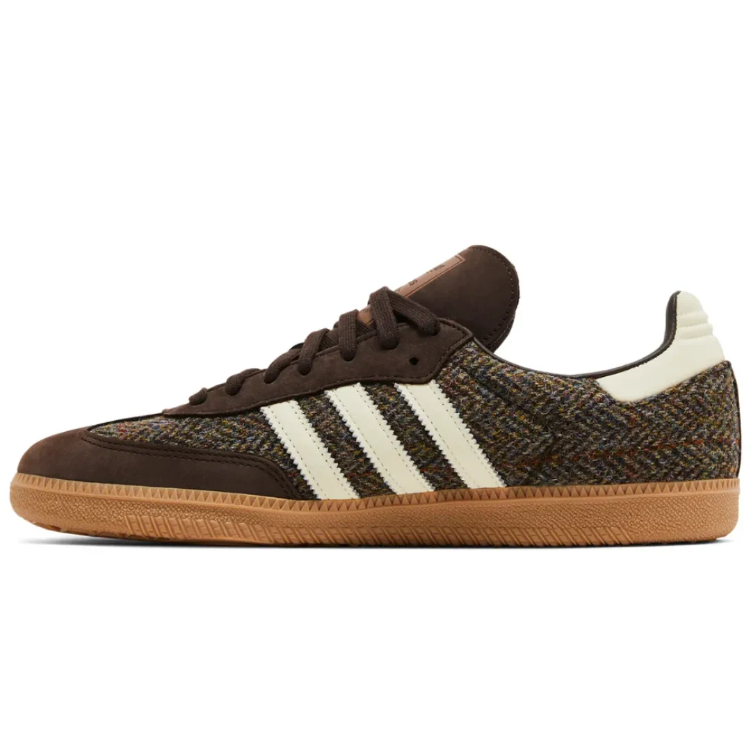 adidas Samba OG 'Tweed Pack - Dark Brown' 3 adidas Samba OG Tweed Pack Dark Brown on feet Dubai