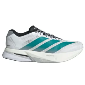 Adidas Adizero Boston 13 'White Pure Teal' upper detail