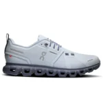 On Cloud 6 Waterproof 'Heather | Metal' heel view